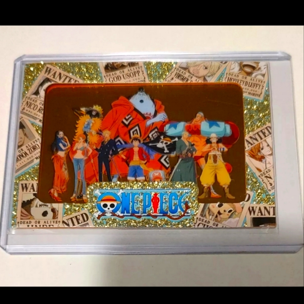 CyberCel One piece Series 1 Hyper Rare Straw Hat Crew - Unscanned